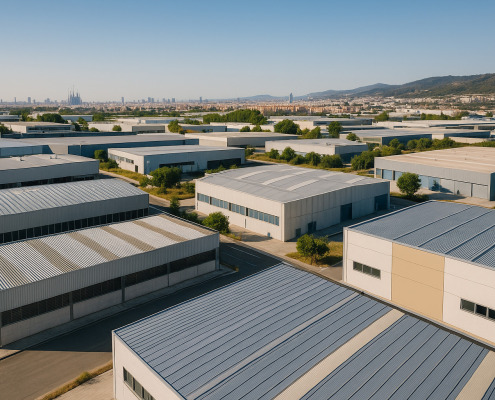 naves industriales Barcelona - complejo industrial moderno área metropolitana